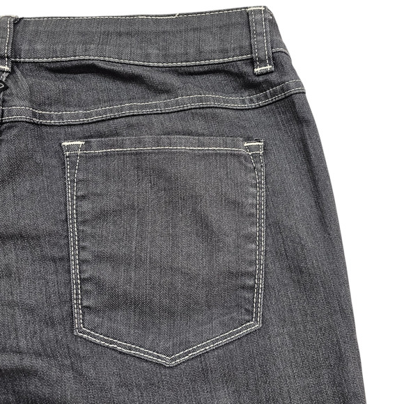 Prana Jeans Women's Size 12 Gray Straight Leg Slim Fit - Picture 8 of 15